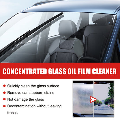 Rayhong Concentrated Glass Oil Film Cleaner - Anti-Fog, Rain Repellent, Oil & Stain Remover for Car Windshield & Windows 