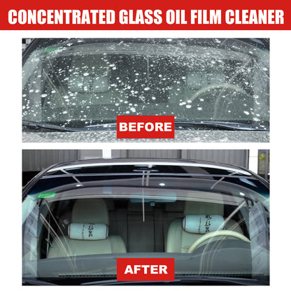 Rayhong Concentrated Glass Oil Film Cleaner - Anti-Fog, Rain Repellent, Oil & Stain Remover for Car Windshield & Windows 